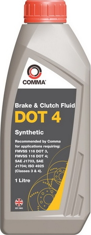 Lichid de frana DOT4 COMMA 1L 