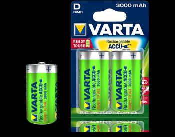 Acumulator NI-MH Varta DR20 1 2V 3000mA blister 2 buc 