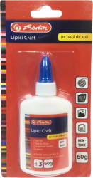 Lipici lichid universal craft herlitz 60 grame prezentare pe blister 