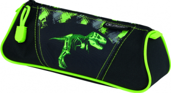 Necessaire Herlitz triunghiular motiv dino skeleton 