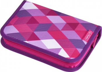 Penar Herlitz neechipat cu 2 clape interioare dimensiune 20 3x14x3 5cm motiv fete 