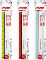 Rigla plastic 17cm Herlitz My.Pen 