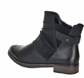 Ghete negre de dama Cat din piele ecologica premium 37 