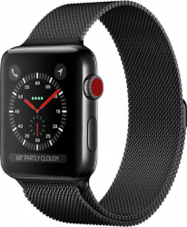 Curea Milanese MTP Premium Negru pentru Apple Watch 44mm 