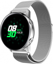 Curea Milanese Premium MTP Silver 20mm pentru Samsung Galaxy Watch 42mm 