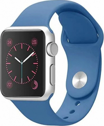 Curea Silicon Premium MTP Denim Blue pentru Apple Watch 42mm 