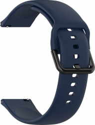 Curea Silicon Premium MTP Midnight Blue 20mm Quick Release Smooth pentru Samsung Galaxy Watch 42mm 