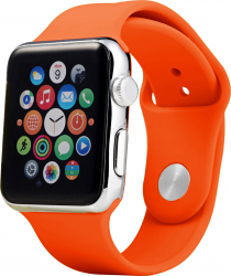 Curea Silicon Premium MTP Orange pentru Apple Watch 38mm 