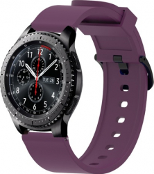 Curea Silicon Premium MTP Visiniu 20mm Quick Release Striatii Diagonale pentru Samsung Galaxy Watch Active 