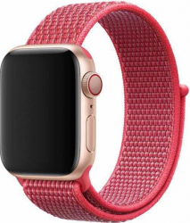 Curea Textila Premium MTP Hibiscus pentru Apple Watch 42mm 