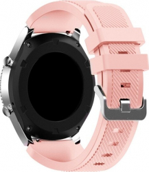 Curea Silicon Premium MTP Pink Sand 22mm Quick Release pentru Samsung Gear S3 