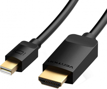 Cablu Mini DP la HDMI 2 Metri Negru Vention 