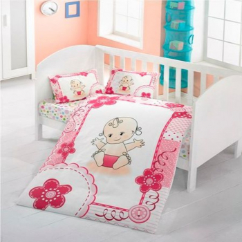 Lenjerie pat copii Baby Mally Kids 100 bumbac