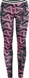 Colanti Fitness Yoga Aerobic Jogging Multicolor M size Talie medie Pink Pattern 