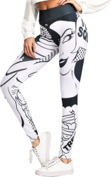 Colanti Fitness Yoga Aerobic Jogging Multicolor M size Squats Talie medie 