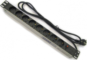 PDU industrial BG05-G8-GS 8 prize Schuko 250V/16A carcasa aluminiu