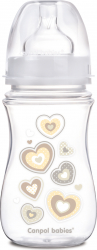 Biberon anticolici gat larg - Newborn Baby - Canpol babies polipropilena 240 ml bej 