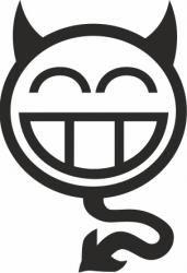 Sticker auto amuzant pentru masini japoneze 20cm negru 