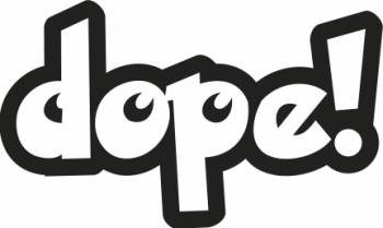 Sticker auto cu dope tuning JDM 20cm negru 