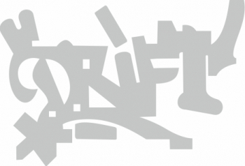 Sticker auto cu drift tuning JDM 20cm alb 