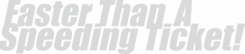 Sticker auto cu easter then a speeding ticket tuning JDM 20cm alb 