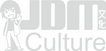 Sticker auto cu JDM culture tuning 20cm alb 