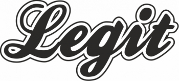 Sticker auto tuning JDM legit 20cm negru 