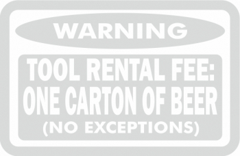 Sticker auto tuning JDM warning 20cm alb 