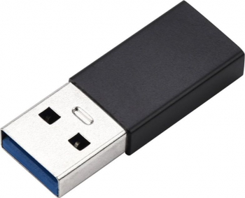 Adaptor MTP USB 3.0 la USB Type C Metalic Negru 
