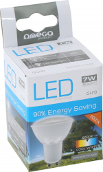 Bec Led Omega tip spot 6000K GU10 7W 500lm lumina rece OMELGU10-7W-6000-DC 