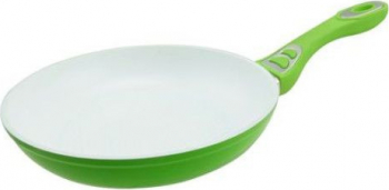 Tigaie din aluminiu cu acoperire ceramica 20 cm Verde/Alb 