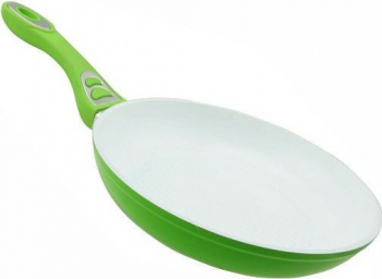 Tigaie din aluminiu cu acoperire ceramica 22 cm Verde/Alb 