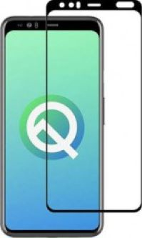 Folie protectie de sticla securizata rezistenta 9H pentru Google Pixel 4 Rama Neagra 