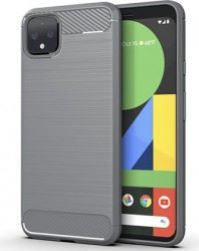 Husa de protectie cu insertii carbon pentru Google Pixel 4 Gri 