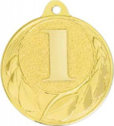Medalie auriu Locul 1 diametru 4 cm 