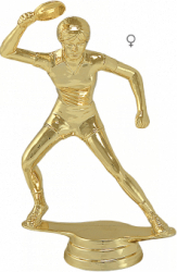 Trofeu Figurina Tenis de Masa din plastic-marmura cu 15 cm inaltime 