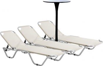 Set bar cafenea RAKI masa neagra 60x101cm si trei scaune metalice cu perna 46x43x107cm 