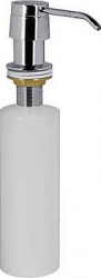 Dozator sapun lichid sau detergent vase 350 ml cu saiba din alama