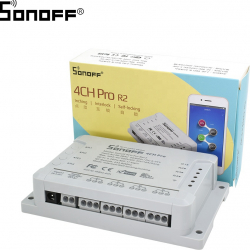 Releu wireless SONOFF 4 canale R2