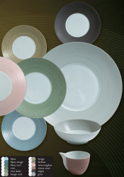 set 7 farfurii deset colorate Hemisphere 