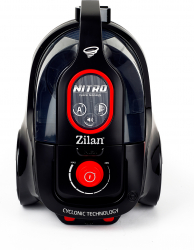 Aspirator ZILAN 750 W Filtru HEPA Capacitate 2 L Filtrare Ciclonica Accesorii Incluse Furtun Flexibil Tija din Inox Design Modern Negru 
