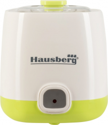Aparat pentru iaurt Hausberg HB-2190 1L 20W Alb Verde 