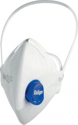 Masca de protectie respiratorie reutilizabila Drager FFP3 X-plore 1730 cu supapa polipropilena alb 5 straturi