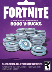 Joc Fortnite Epic Games Key 5000 V Bucks Pentru Calculator 