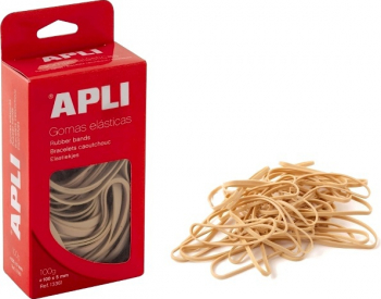 Elastice bani Apli diametru 80 mm latime 5 mm 100 g 75 cauciuc 