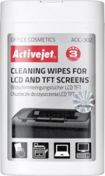Servetele original ActiveJet pentru curatare generala fara scame 100 bucati in dispenser plastic TFT LCD Imprimante 