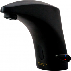 Baterie lavoar senzor TRENDYS smart cu mixer DC6V negru and nbsp and nbsp mat