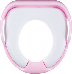 Reductor moale WC cu manere maxim 25 kg Alb cu Roz BBL1739 