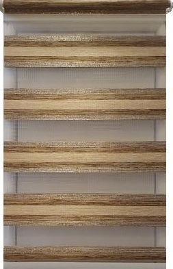 Rulou Deko Design model Zebra Day and Night Luxury material textil 50x200 cm rv03 maro 