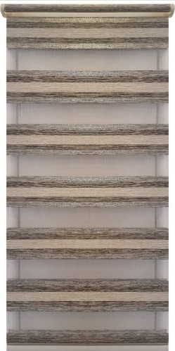 Rulou Deko Design model Zebra Day and Night Luxury material textil 74x180 cm rv06 gri